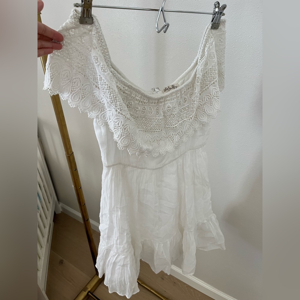 Love Shake Fancy - white dress - off the shoulder